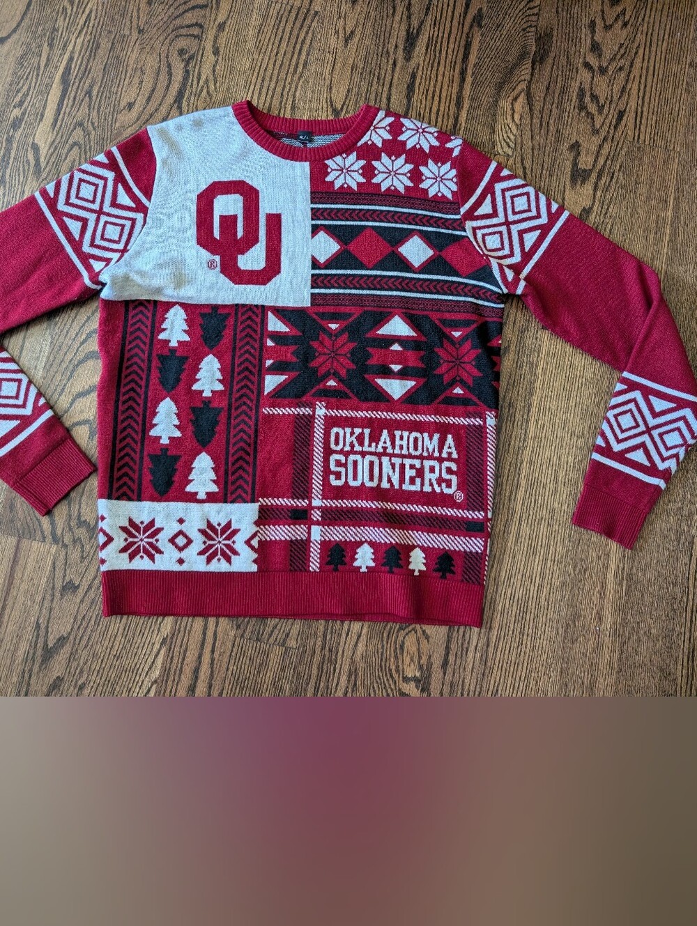 OU Oklahoma Sooners Christmas Sweater